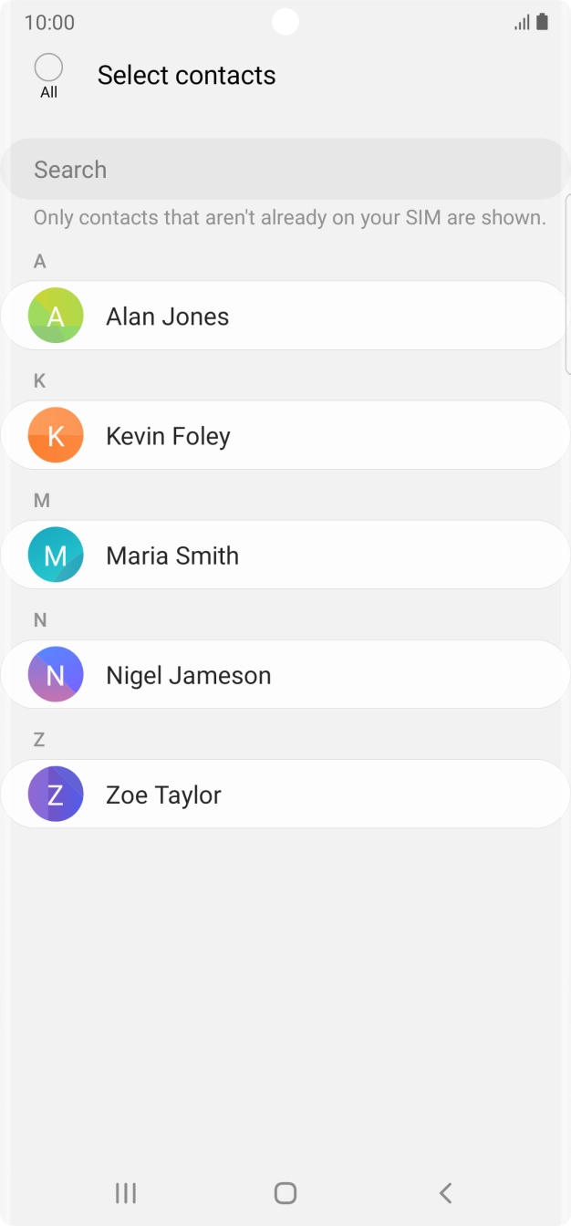 Press the field above 