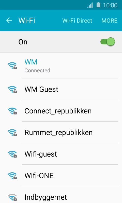 Press the Home key to return to the home screen.