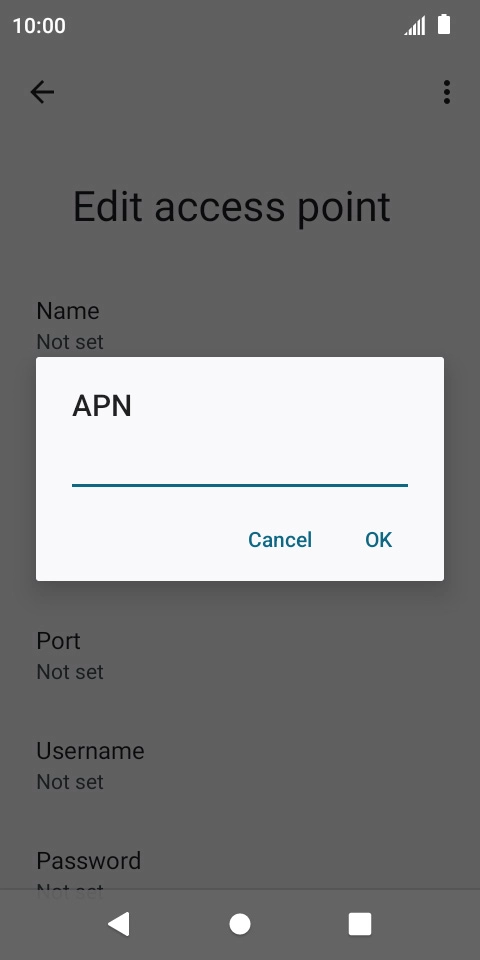 Key in telstra.mms and press OK.