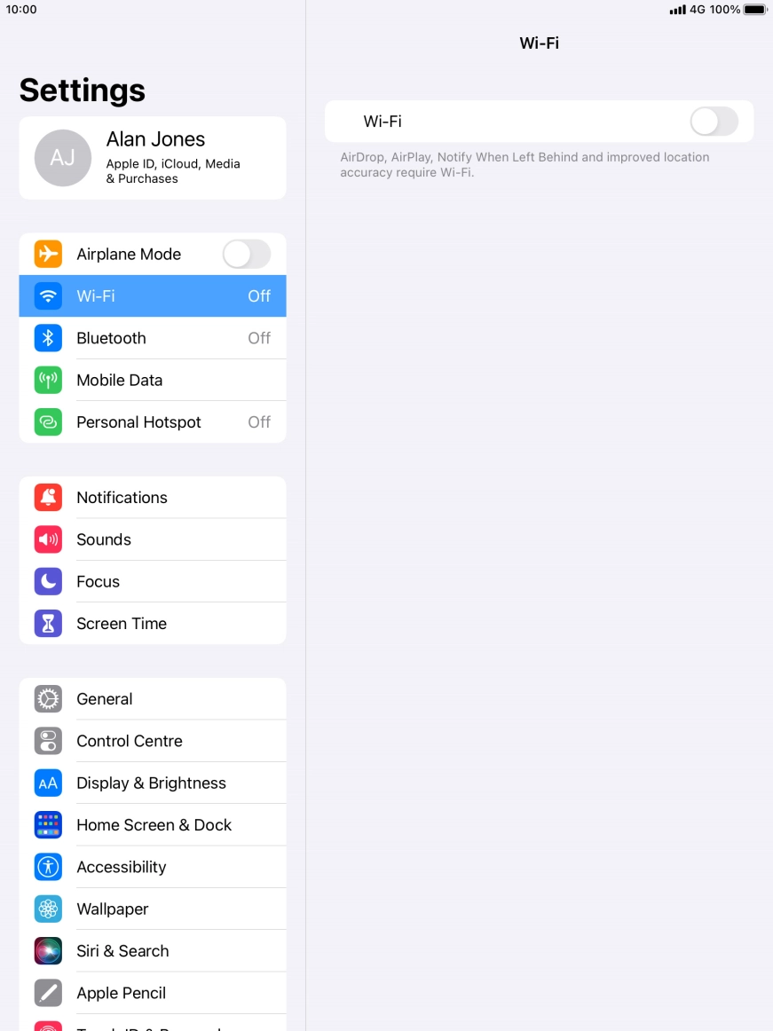 Press the indicator next to Press the indicator next to
