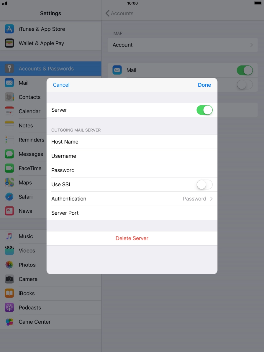 Press the indicator next to Press the indicator next to