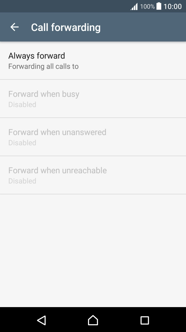 Press the Home key to return to the home screen.