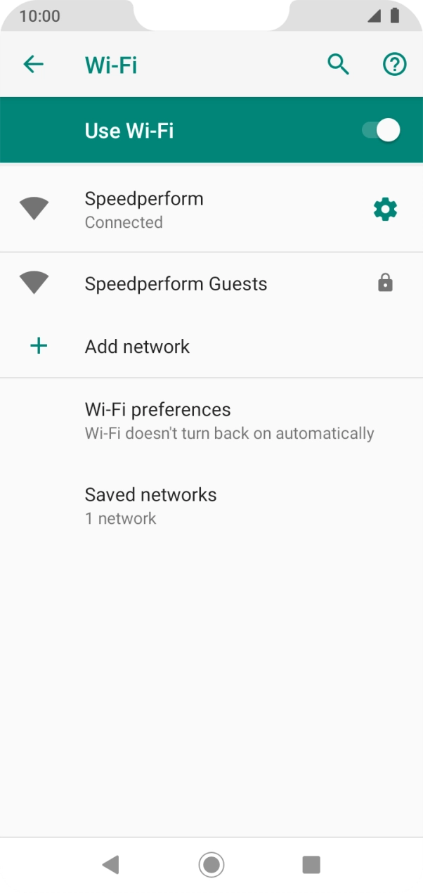 Press the Home key to return to the home screen.