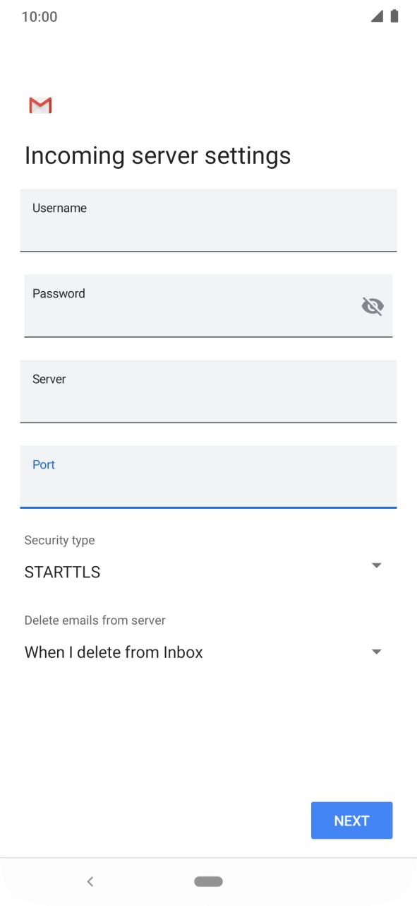 Press the drop down list below Press the drop down list below