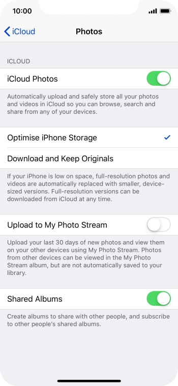 Press the indicator next to Press the indicator next to