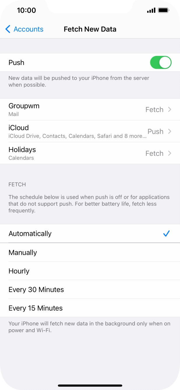 Press the indicator next to Press the indicator next to