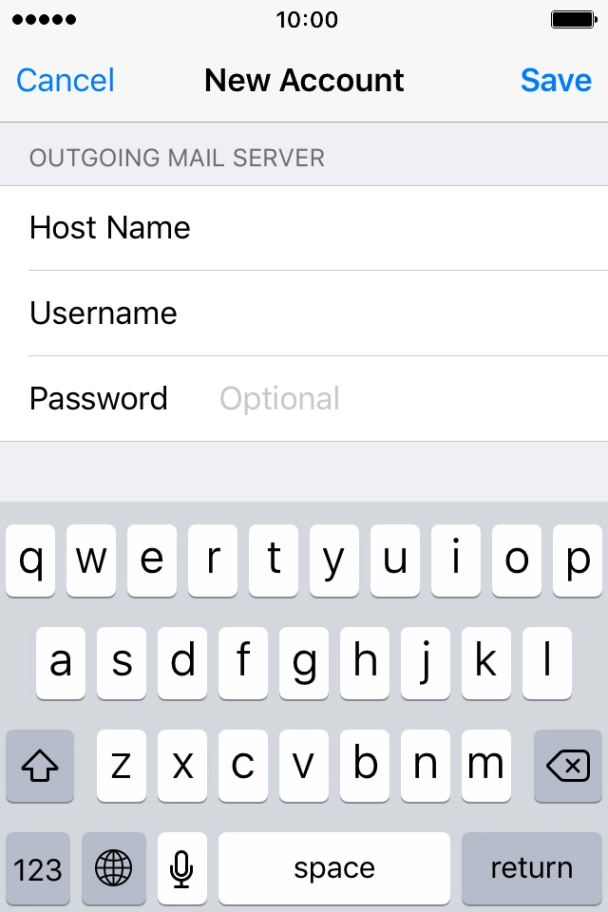 Press Password and key in the password for your Telstra email account.
