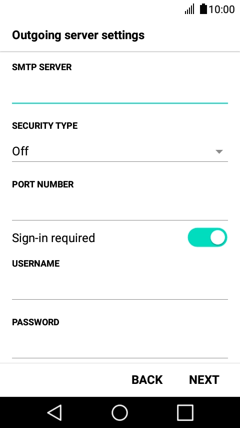 Press the drop down list below 