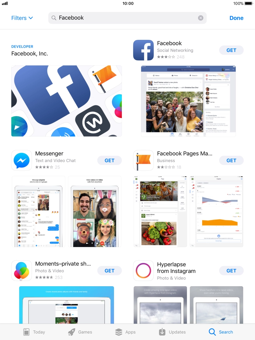 Press Facebook. Press Facebook.