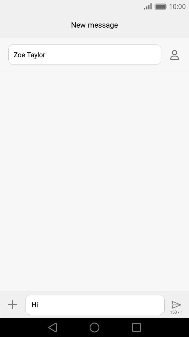 Press the attachment icon.