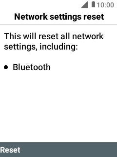 Press the Left selection key. Press the Left selection key.