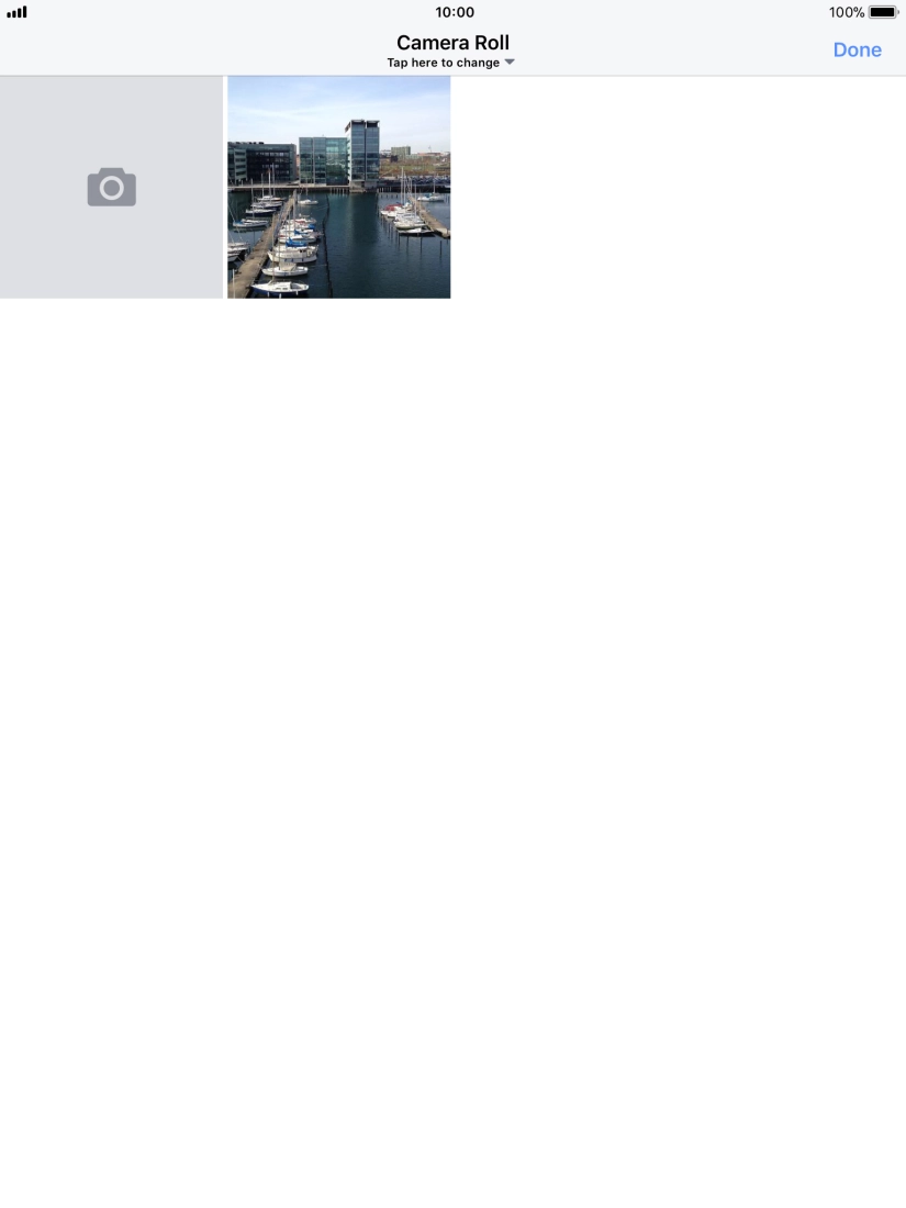 Press the required picture or video clip. Press the required picture or video clip.