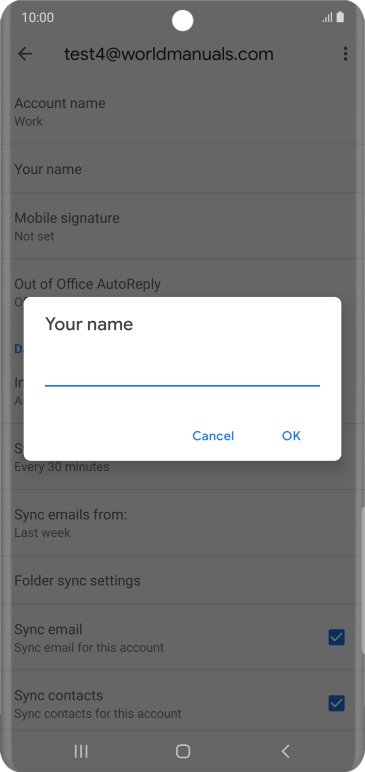 Press OK. Press OK.