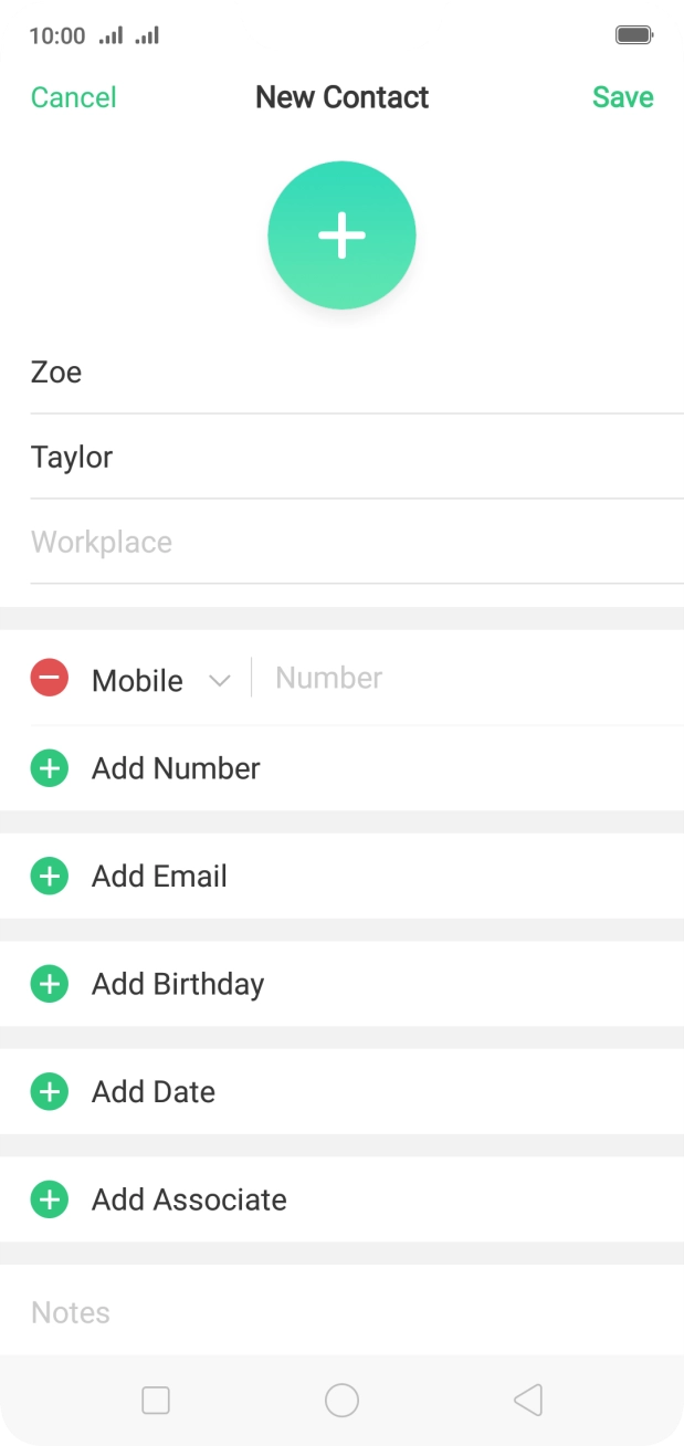 Press Number and key in the required phone number.