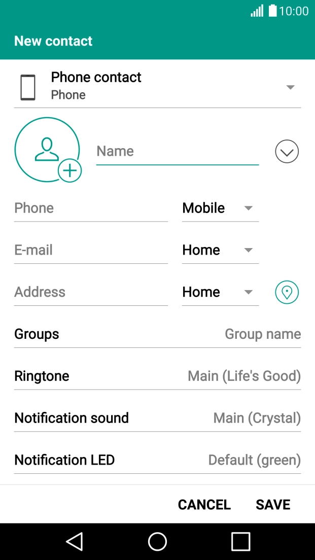 Press the picture icon.