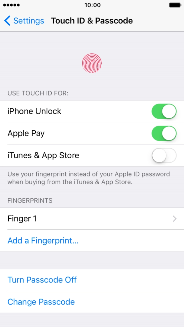 Press the indicator next to Press the indicator next to
