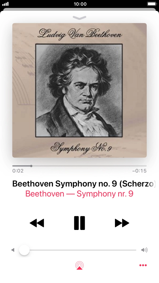 Press arrow right to go to the next audio file.