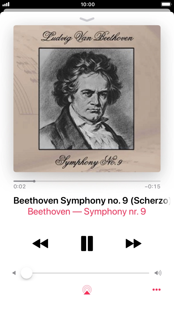 Press arrow right to go to the next audio file.