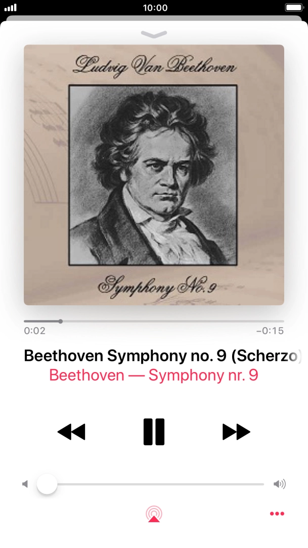 Press arrow right to go to the next audio file.