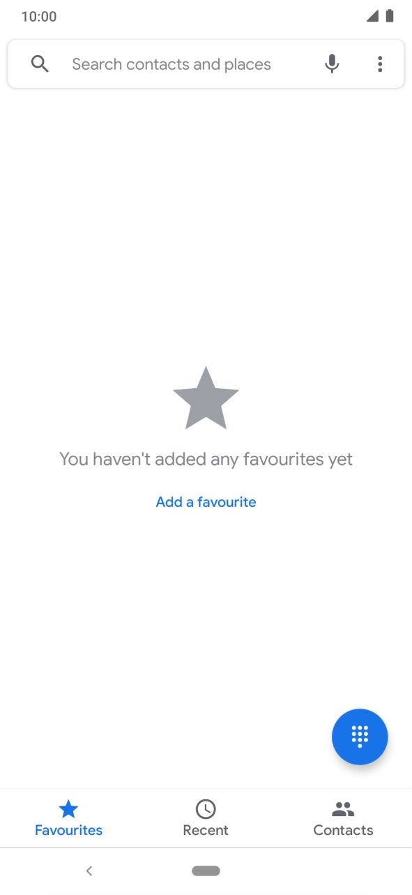 Press the menu icon.
