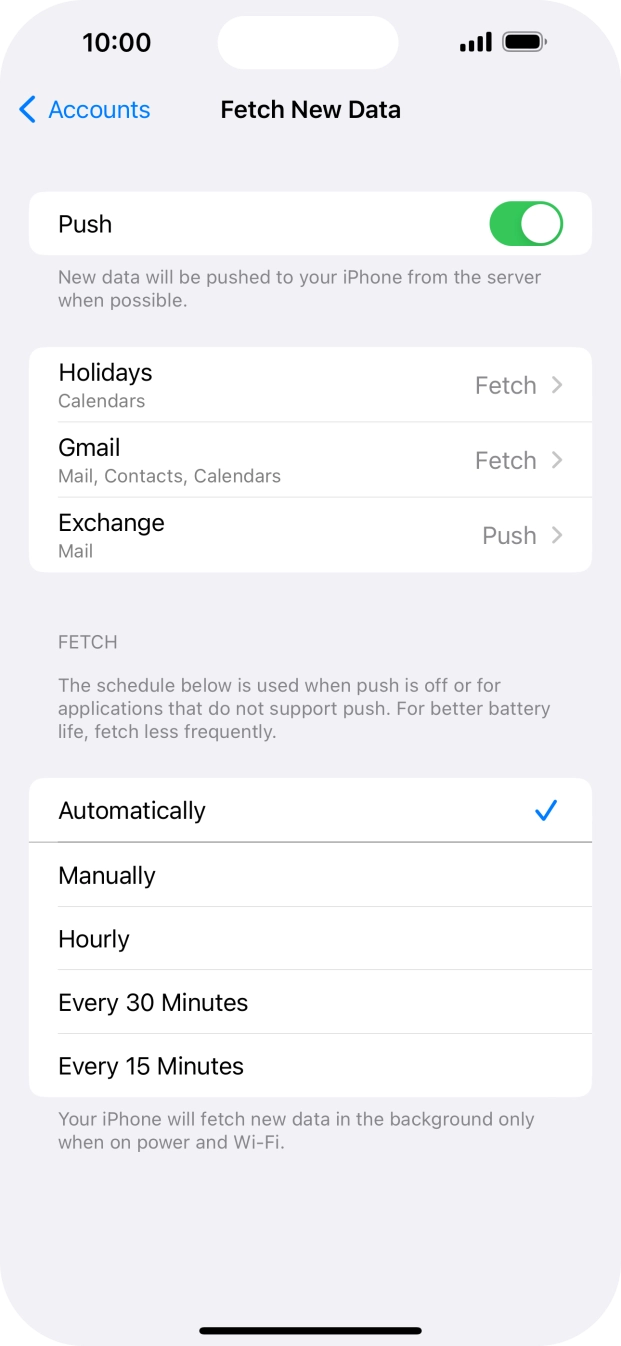 Slide your finger upwards starting from the bottom of the screen to return to the home screen.