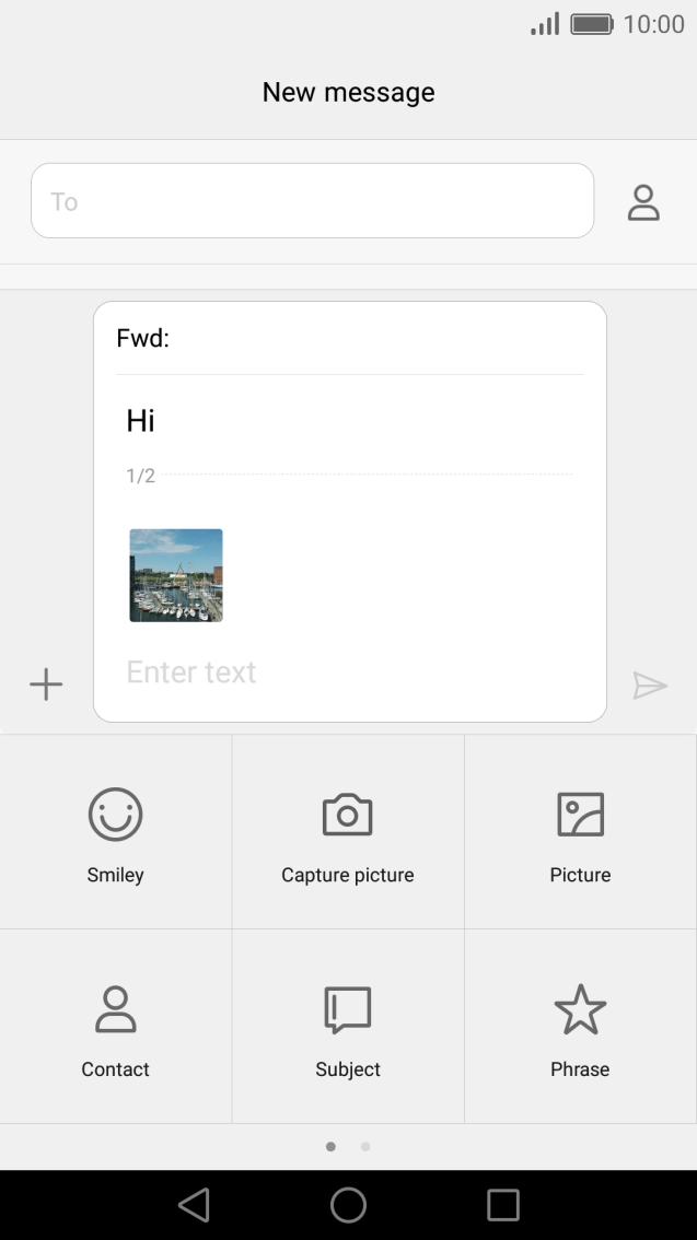 Press the required contact.