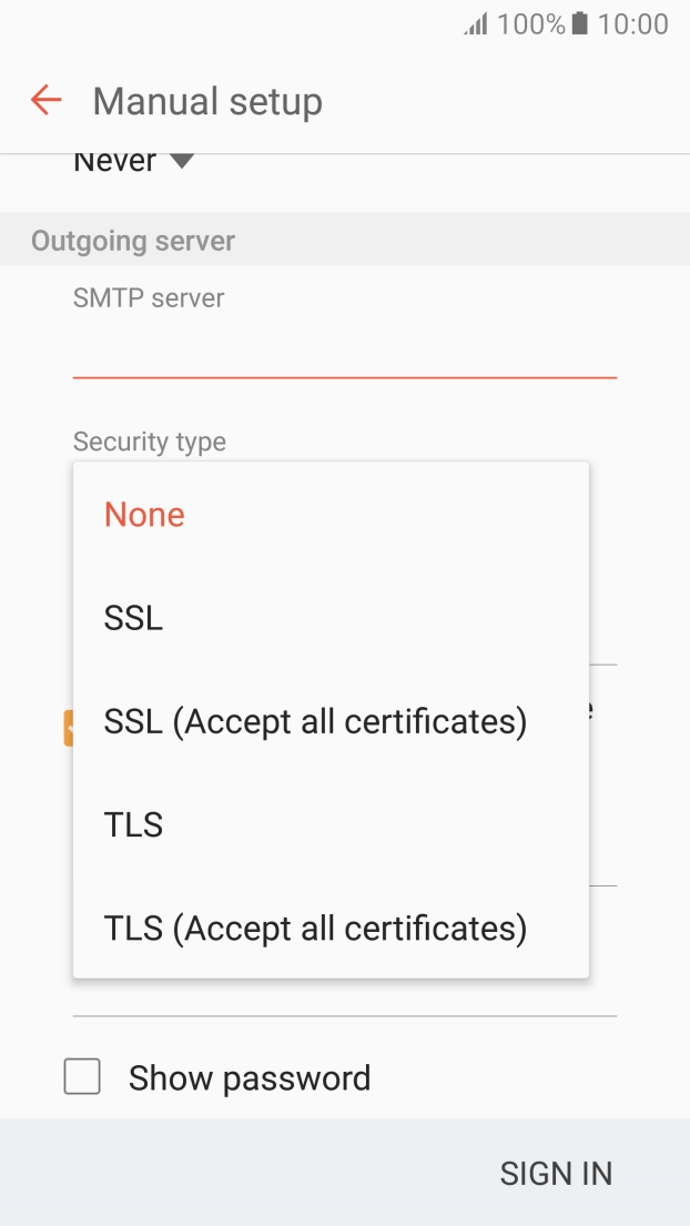 Press SSL to turn on the function.