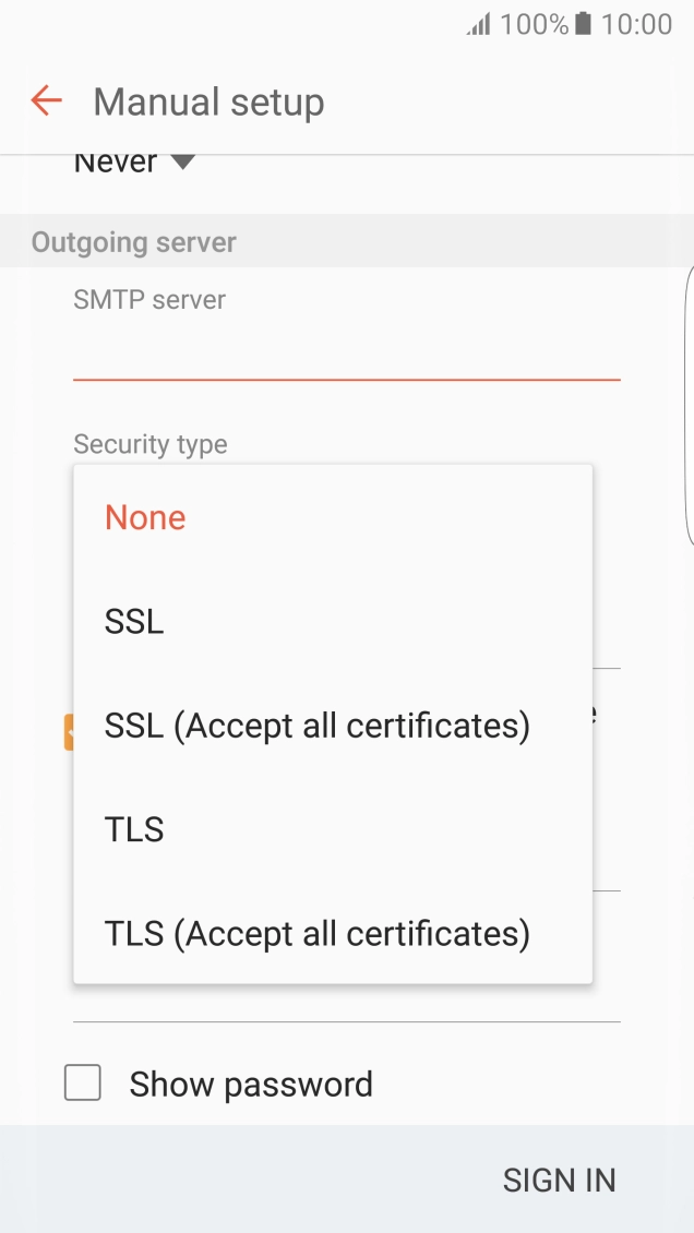 Press SSL to turn on the function.