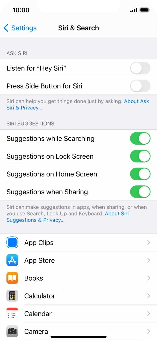 Press the indicator next to Press the indicator next to