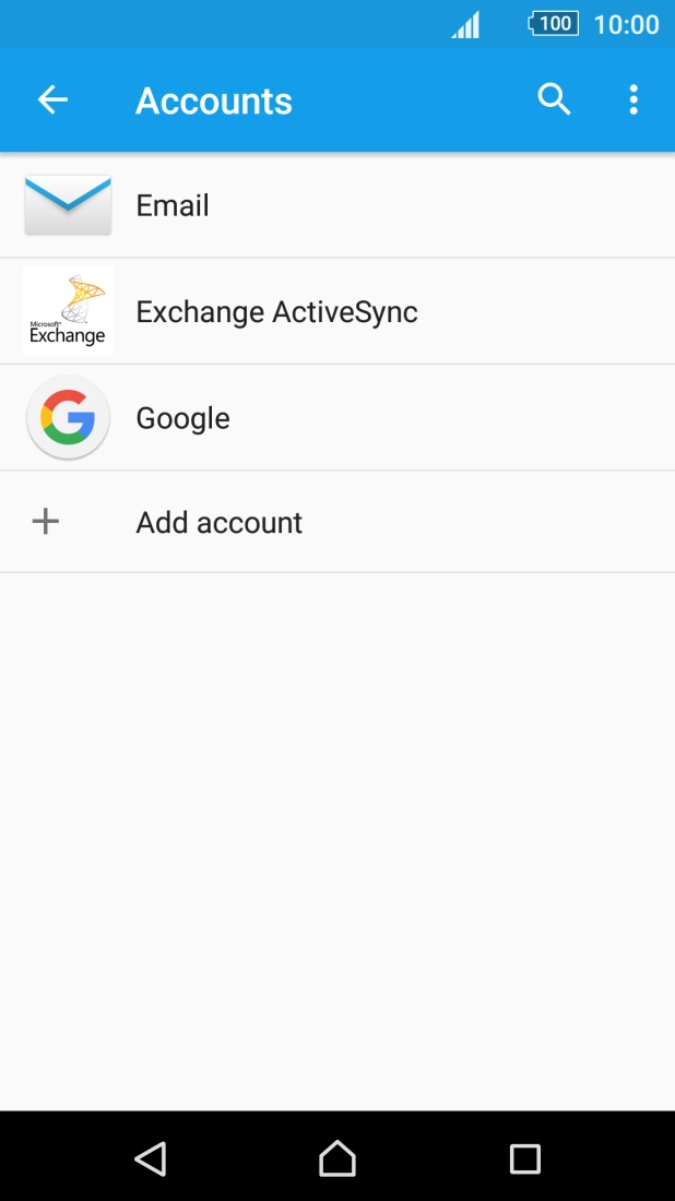Press the Home key to return to the home screen.