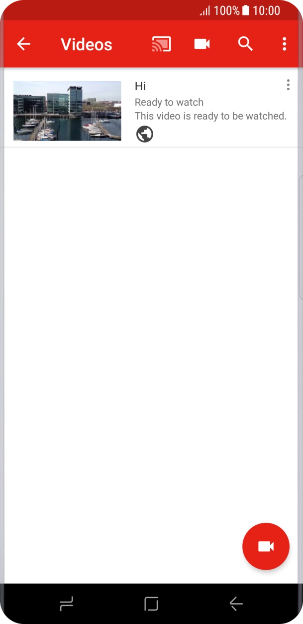 Press the search icon.