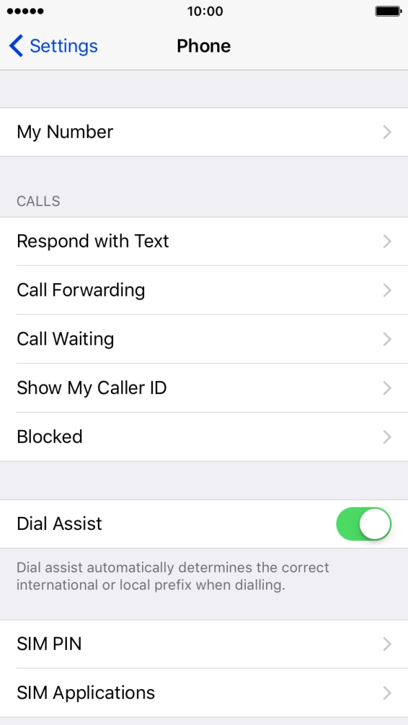 Press Call Forwarding.