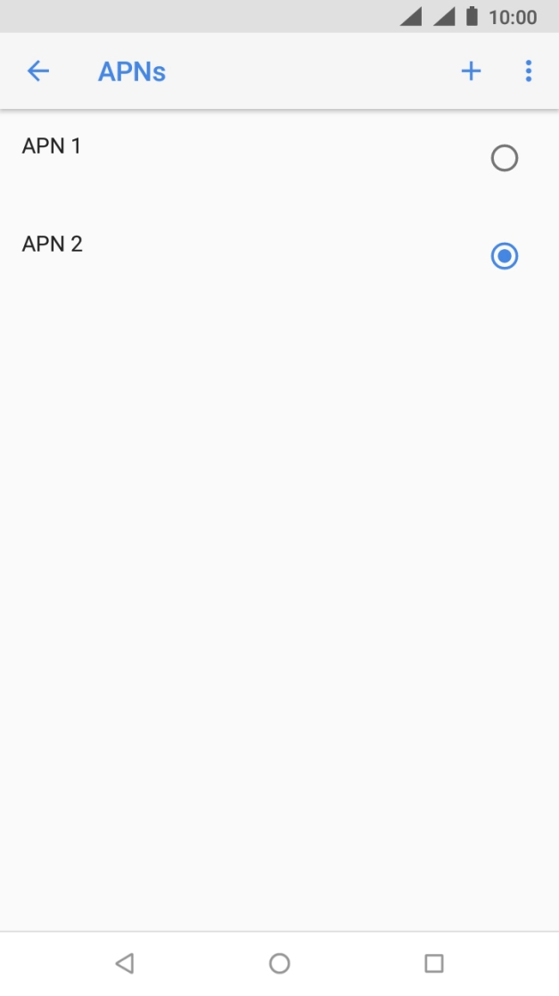 Press the Home key to return to the home screen.