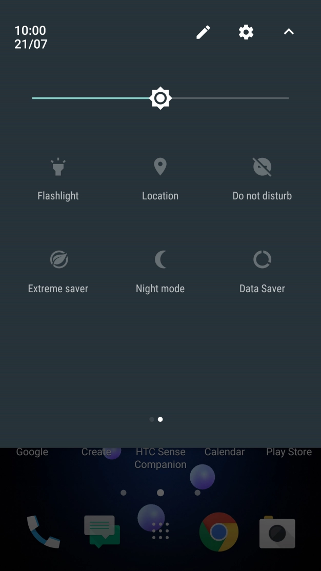 Press the sound mode icon to turn silent mode on or off.
