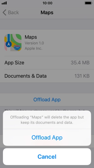 Press Offload App.