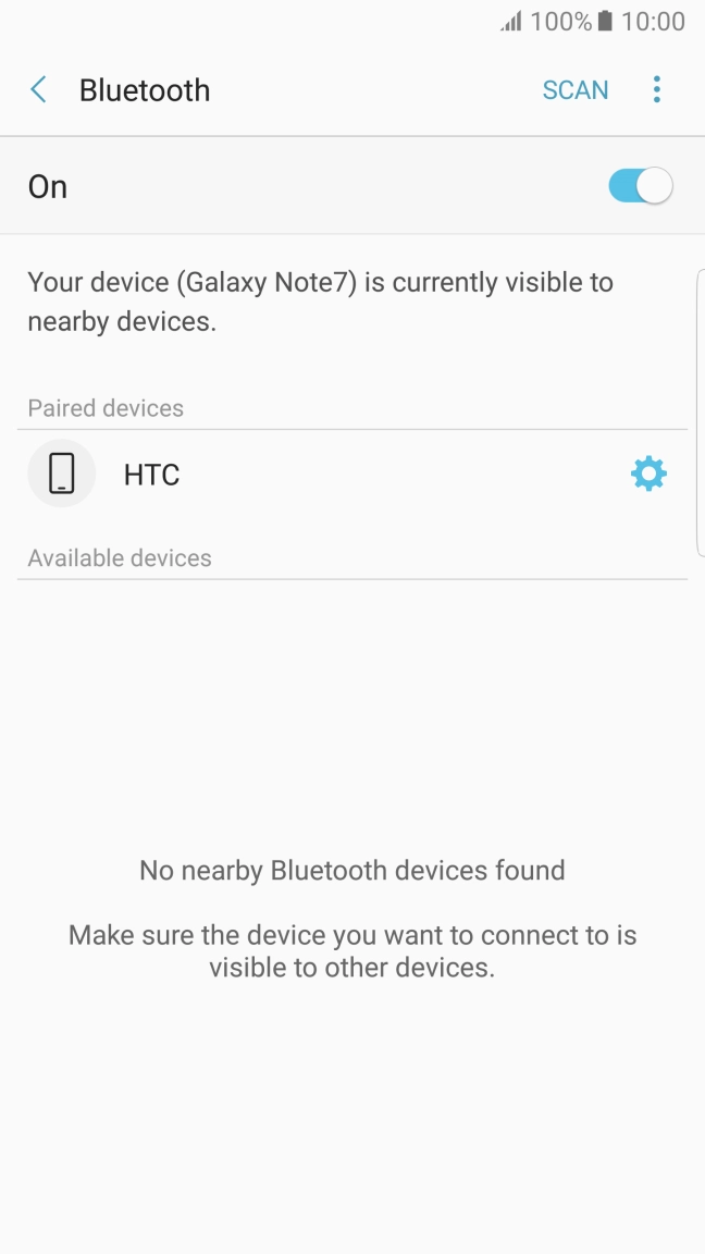 Press the Home key to return to the home screen.