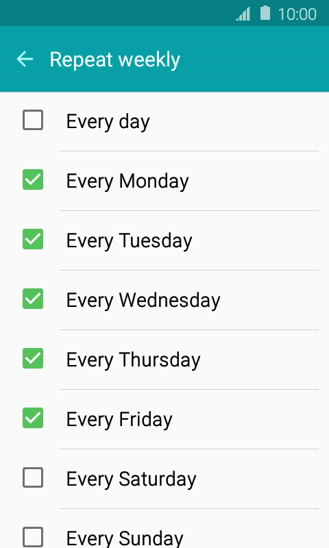 Press the Return key.