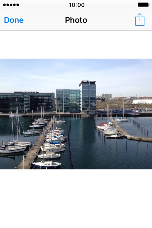 Press Done to return to the list of messages.