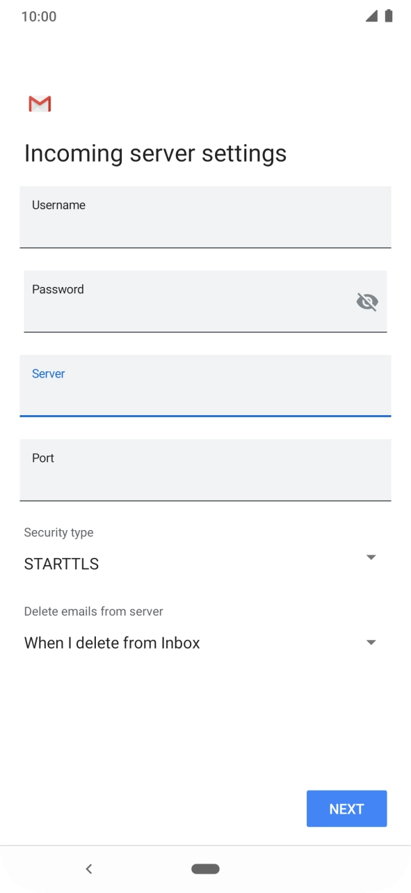 Press the field below Press the field below
