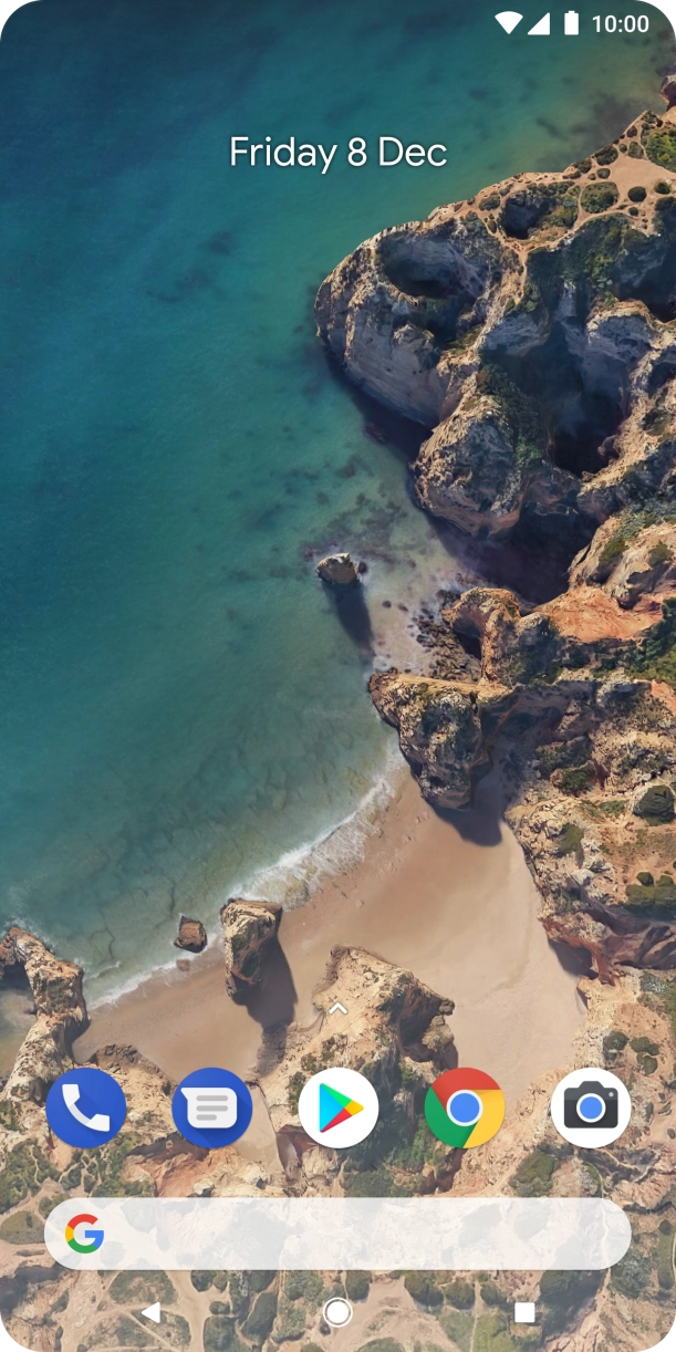 The Wi-Fi icon shows that your phone is connected to a Wi-Fi network.