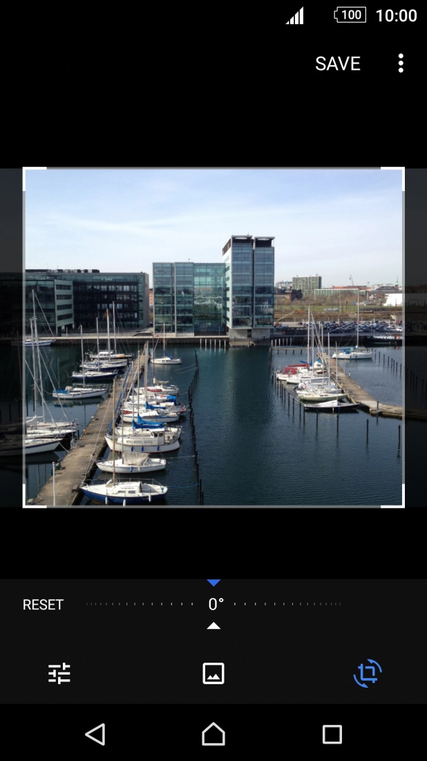 Drag the frame to the required position to select the required detail and press SAVE.