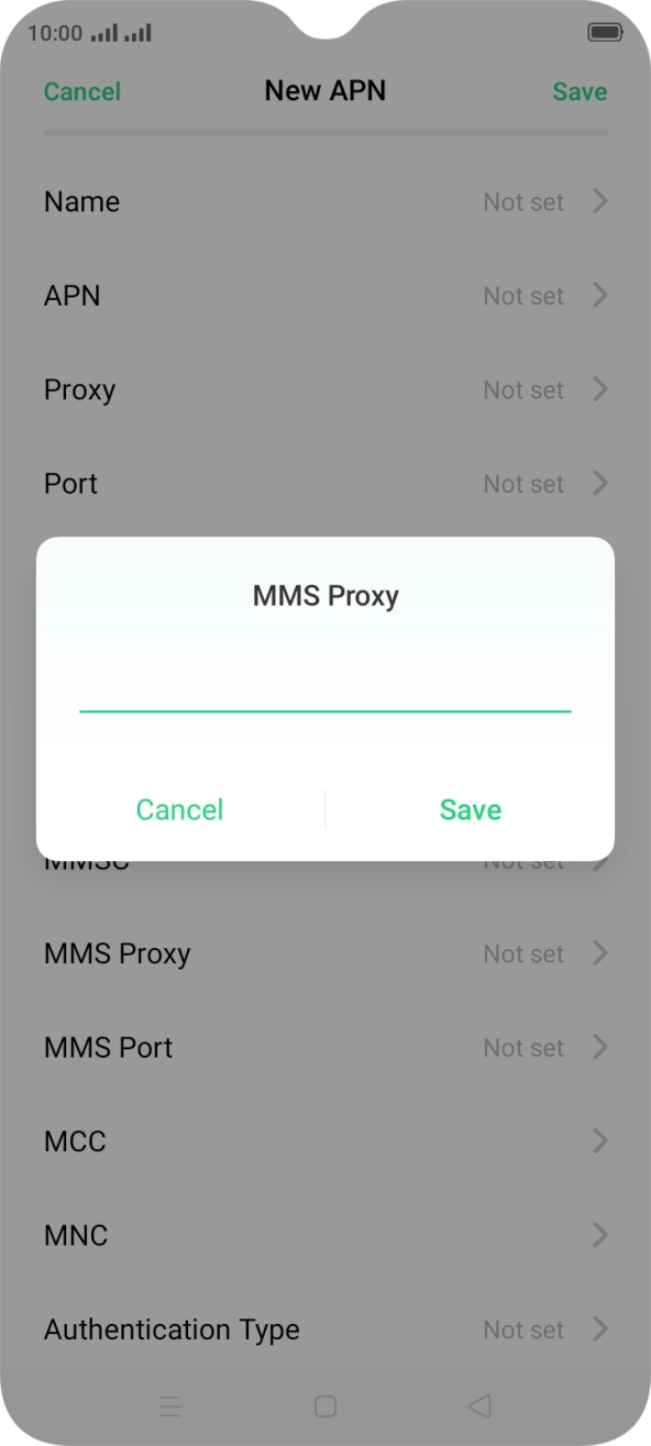 Key in 10.1.1.180 and press Save.