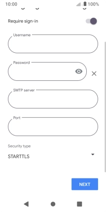 Press the indicator next to Press the indicator next to