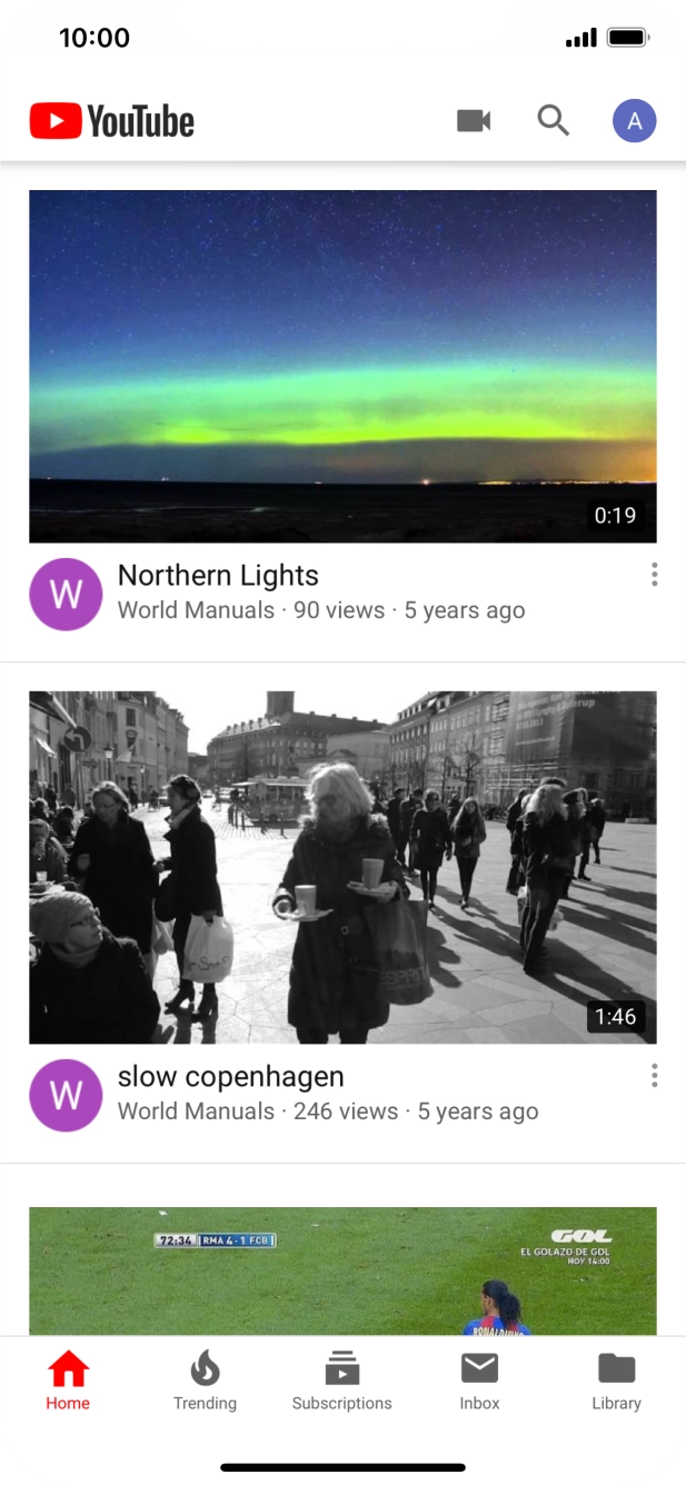 Press the upload icon. Press the upload icon.