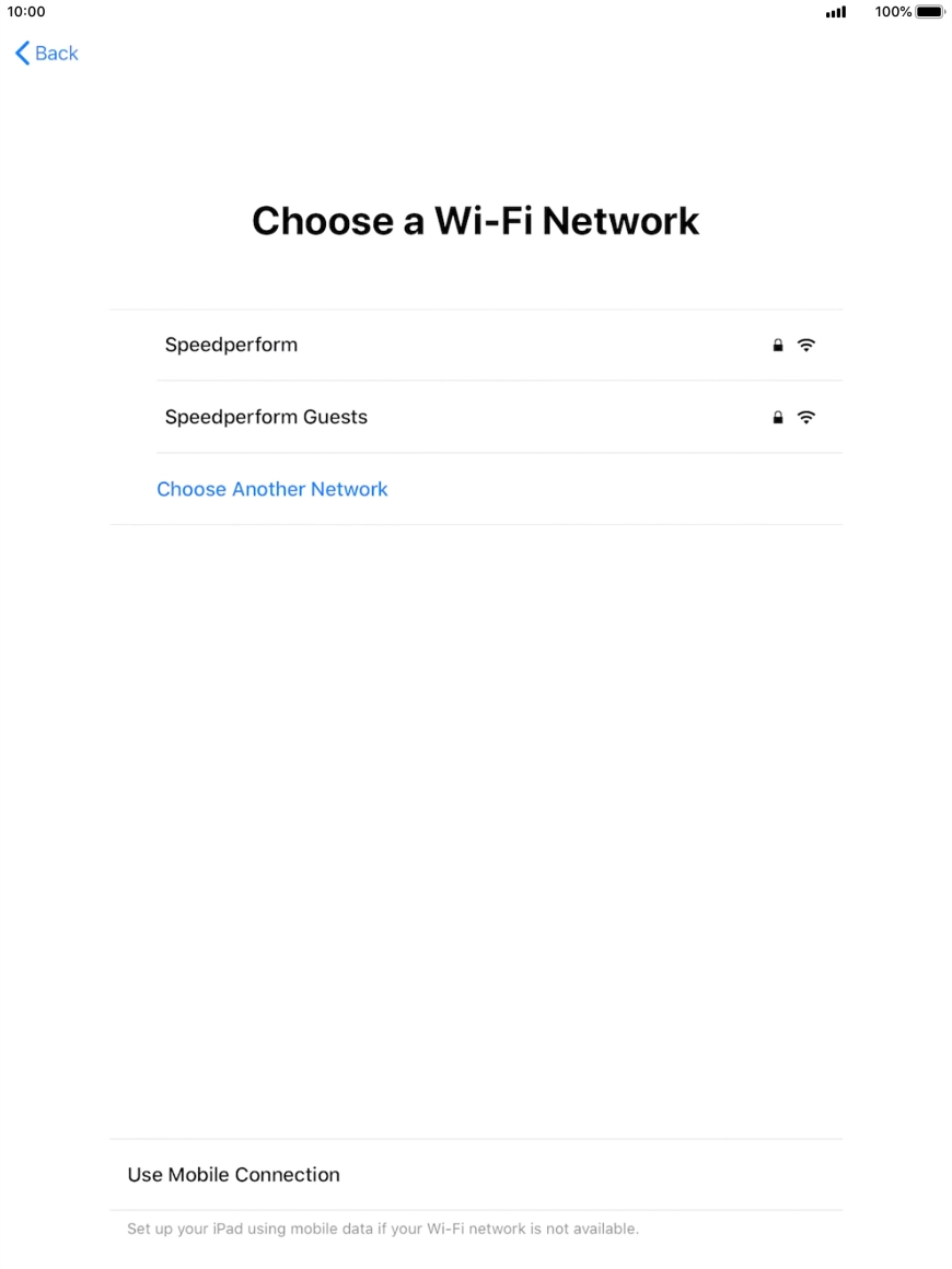 Press the required Wi-Fi network. Press the required Wi-Fi network.