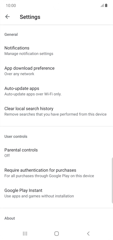 Press Auto-update apps. Press Auto-update apps.