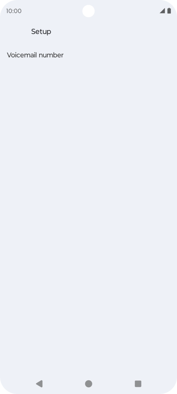 Press Voicemail number.