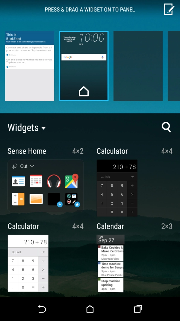 Press the drop down list on the left side of the screen.
