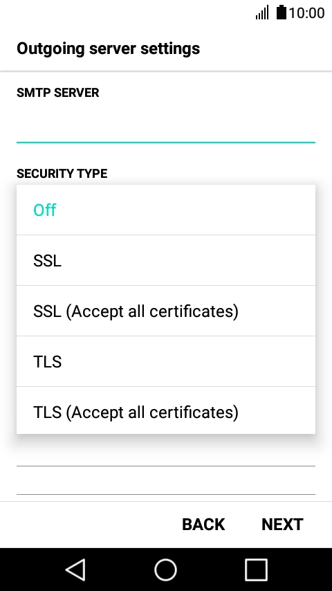 Press SSL to turn on the function.