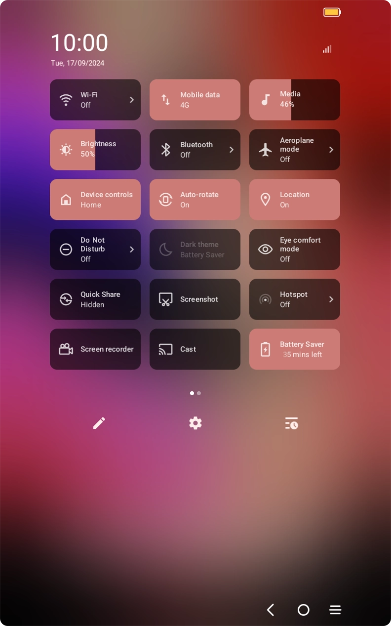 Press the Home key to return to the home screen. Press the Home key to return to the home screen.